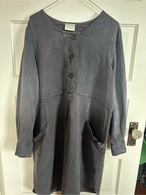 Wrap London Midi Dress in Slate
